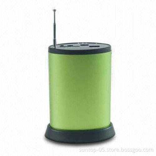 Stereo Mini Speaker with Nice Appearance and Smart Shape, Made of Plastic/Metal Shell